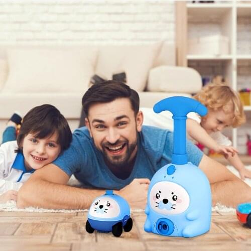 Power Balloon Car Balloon Power Launch Toy Piglet Tiger Puzzle Fun Inertial Power Balloon Inflatable Toys Toys Childrens