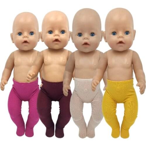 Doll socks for 43cm baby doll long socks 18 inch doll base legging doll accessories