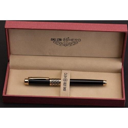 Hero fountain pen, adult office, writing business gift box, students' calligraphy golden pen 1311