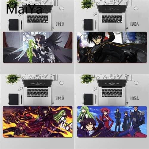 Maiya Top Quality Code Geass Laptop Computer Mousepad Free Shipping Large Mouse Pad Keyboards Mat