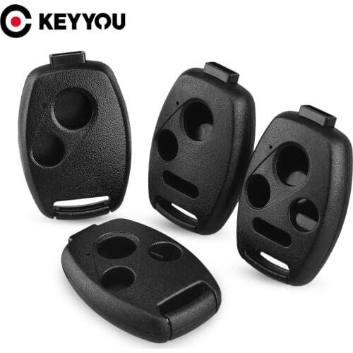 KEYYOU Replacement Car Key Case Shell Cover For HONDA Accord CRV Pilot Civic 2003 2007 2008 2009 2010 2011 2012 2013