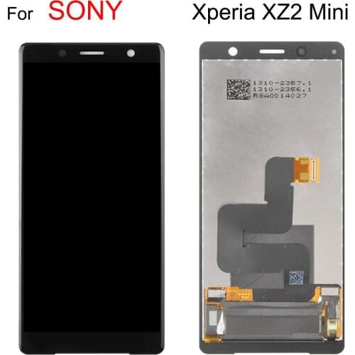 5.0'' IPS LCD For Sony Xperia XZ2mini LCD Display Touch Screen Digitizer Assembly Replacement lcd For Sony XZ2 compact LCD
