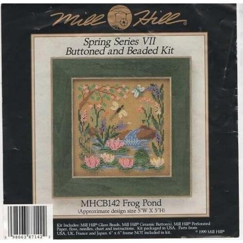 2021 Drop Shipping Embroidery Frogpond Cross Stitch Patterns Animals with 100% Cotton Flosses & Free Shipping for Wall Decor