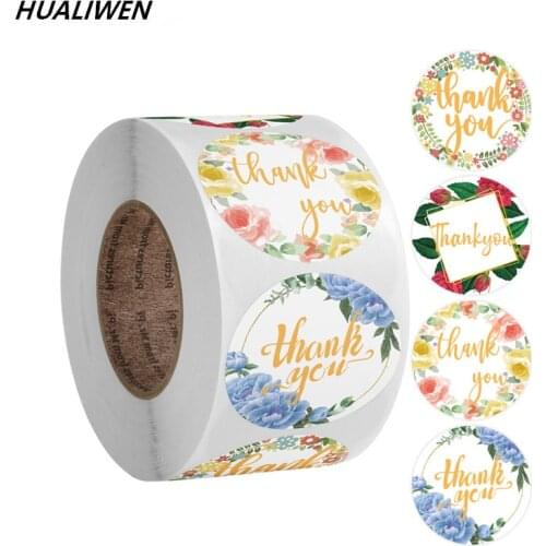500Pcs Flower Sticker Love Roll Baby Cute Sticker Wedding Party Scrapbook Label Envelope Seal Sticker