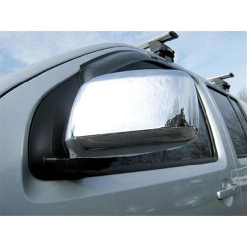 For Nissan Navara 2006-2015 Mirror Cover ABS Chrome Stainless Chrome High Quality Fully Compatible Rearview Cover Durable