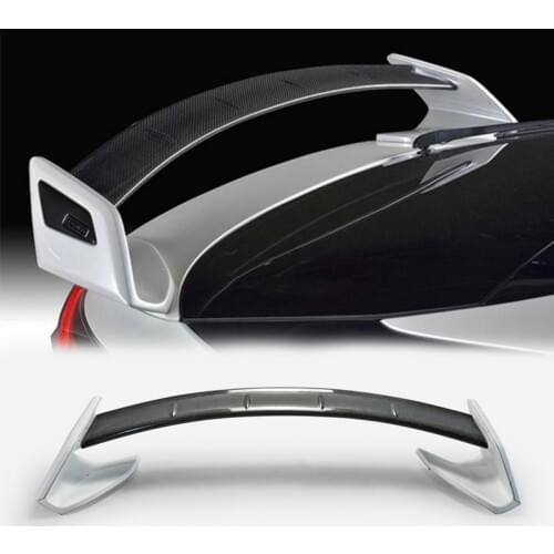 For 15 onwards ZVW50 Prius carbon blade with frp legs ROW Style Rear trunk Spoiler kit