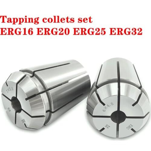 ERG16 ERG20 collet sets ER20 Taps Rigid Tapping chuck ISO standard M3-M16 square collets Machine collets lathe tapping Tools