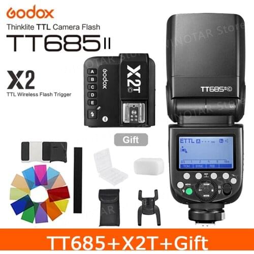 Godox TT685C E-TTL II 2.4G Wireless HSS GN60 1/8000s Flash Speedlite with X2T Trigger for Canon 800D 760D 750D 5DIV/III EOS R RP