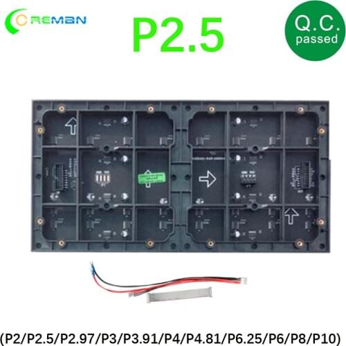 HD Super Clear P2.5 Indoor RGB LED Video Wall Panels 320X160mm Dot Matrix P2.5 Smd Rgb Led Module