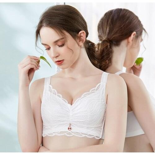 Lace Bras for Women Sexy Lingerie Beauty Back Deep V Bralette Wire Free Ultra Thin Underwear ladies Bra Brassiere