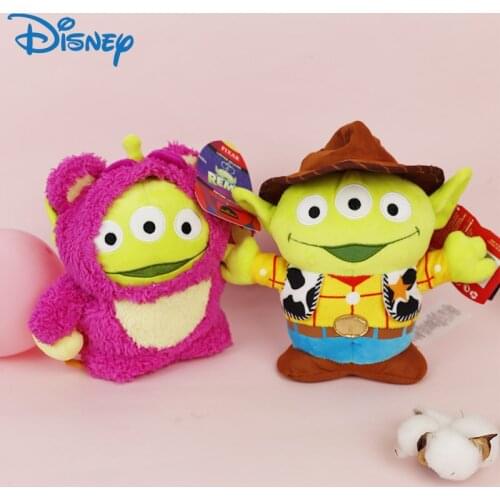 New 20cm Toy Story 4 Alien Cosplay Woody And Lotso Disney Stuffed Toys Kawaii Room Decor Anime Birthday Gift Dolls For Children