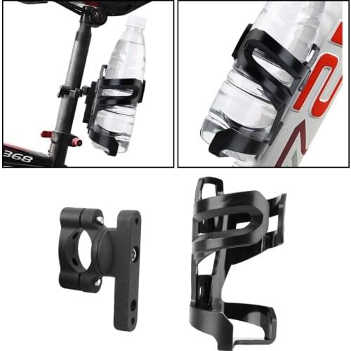 Universal Motor Crash Bar Water Bottle Bracket for BMW KAWASAKI Honda Motorbike Accessories Guard Drinking Cup Holder