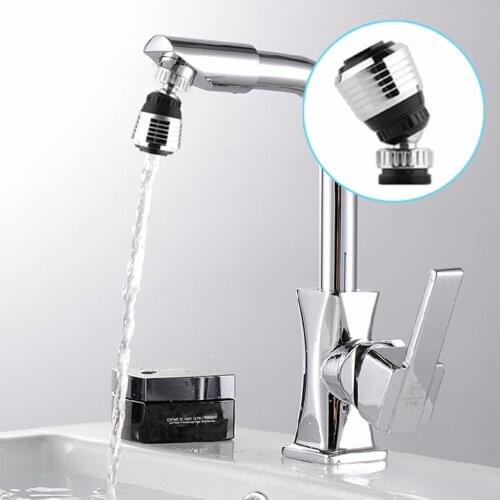 360 Rotate Water Filter Faucet Nozzle Swivel Water Saving Tap Aerator Faucet Nozzle Filter Water Bubbler Kitchen Accessories