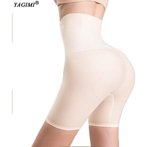 YAGIMI Butt Lifter Body Shaper High Waist Seamless Leggings Four-corner Ultra-thin Belly Pants Shapewear Women Slimming Tummy