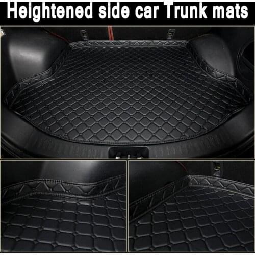 ZHAOYANHUA Custom fit Heightened side car Trunk mats for Jeep Grand Cherokee compass Liberty Vilner Limited