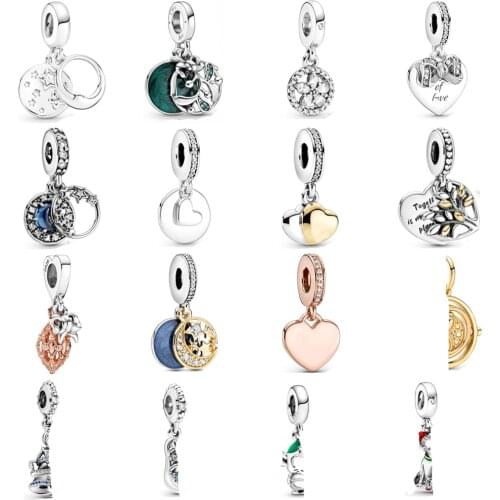NEW 2020 100% 925 Sterling Silver Winter 2020 Collection Pendant Dangle Fit DIY Women Bracelet Original Fashion Jewelry Gift