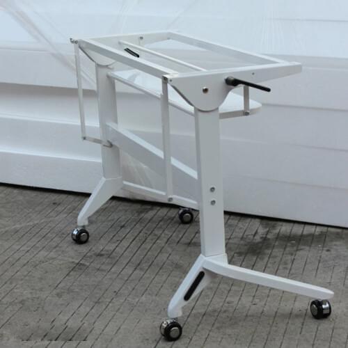 0322YF765 Multifunction foldable movable flipable multimedia modern office training desk meeting conference table frame