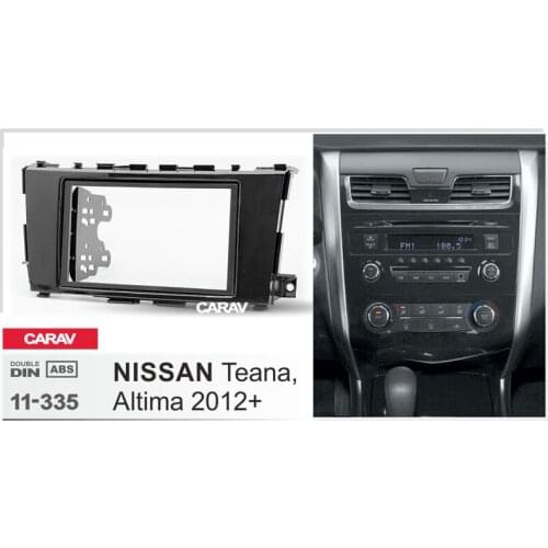CARAV 11-335 Car Radio Facia for NISSAN Teana, Altima 2012+ Fascia Dash CD Trim Installation Kit
