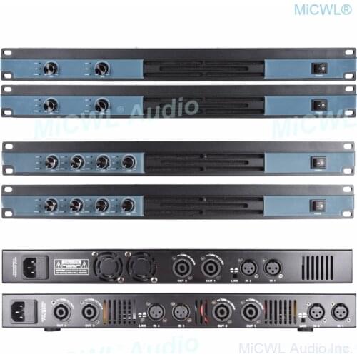 MiCWL 4 Channel Digital Power Amplifier 5200W Karaoke Stage Studio Audio Microphone Speaker New Generation AMP 2600W 2 Channel
