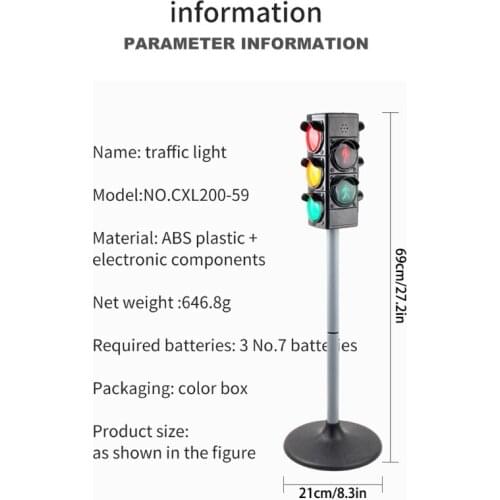 Y3NF Kids Traffic Lights Toy for Boys/Girls Brain Training Birthday Gifts for Kids 6-8 Transportation Knowledge Toy