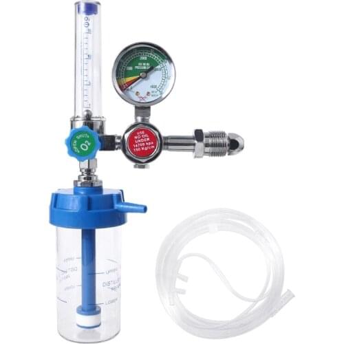 Oxygen Pressure Regulator Inhalator Pressure Gauge Pressure Reducing Va-lve Regulator CGA540 Gas Regulator Inhaler