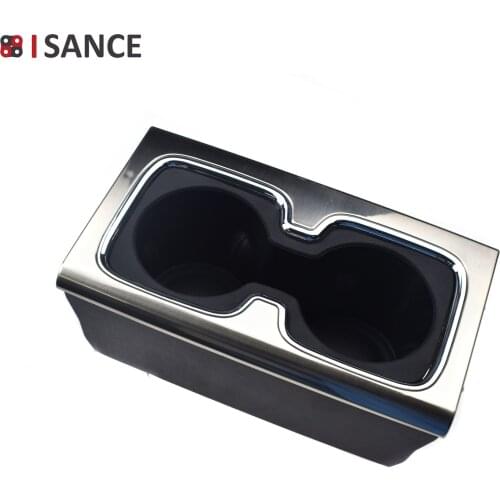 Chrome Center Console Cup Bottle Drinks Holder 23467147 23177378 For Chevrolet Silverado 1500 2500 3500 HD & GMC Sierra 1500