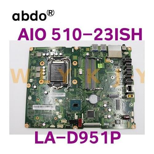 For Lenovo Ideacentre AIO 510-23ISH S5250 AIO all-in-one computer motherboard LA-D951P LA-D952P FRU: 00UW376 100% test work