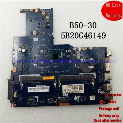 Carte Mere For Lenovo Ideapad B50-30 Motherboard w/N3530 CPU LA-B102P 5B20G46149 100% Test Good