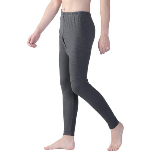 New Arrival Autumn and Winter Style Men Pants Cotton Dark stripes loose Plus Size 7XL man long Johns men warm leggings