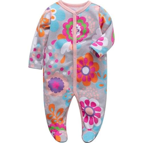 Baby Girl Clothes Cute Cartoon 100% Cotton Long Sleeve 0-12M Infant Costumes Baby Romper baby rompers with letters