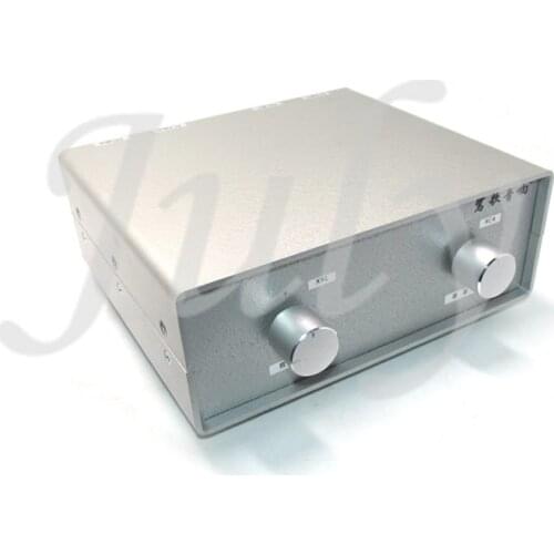 Single-ended and balanced signal controller to correct the volume and sound of left and right channels, shielding noise