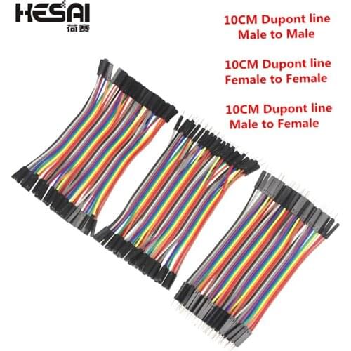 10CM Dupont Line Male to Male + Male to Female and Female to Female Jumper Wire Dupont Cable for arduino Diy Kit
