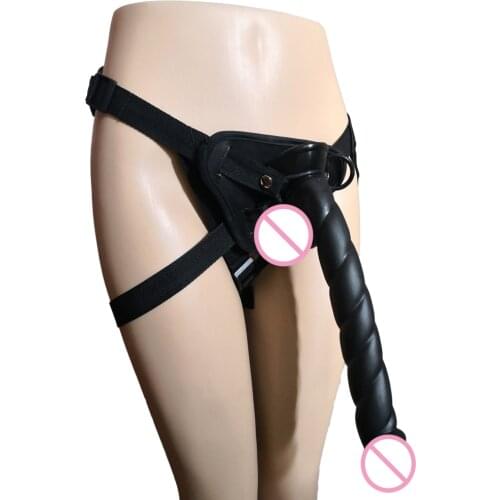 32CM Strapon Long Dildo Realistic Black Big dildos for woman Soft Dildos Suction cup penis strap-on anal dildo toys for couple