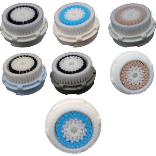 6 Colors Universal Facial Cleansing Brush Head Replacement for Electronic Brush Cleansing Instrument Improving Dullness