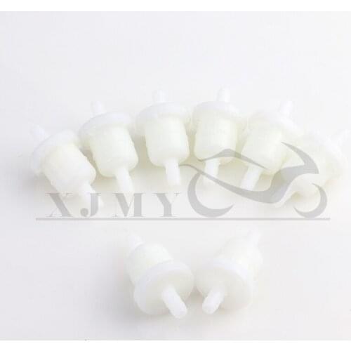 Universal Fuel Gas Gasoline Filters Petrol Gas Gasoline Liquid Fuel Filter for Scooter Motorcycle Car 8 pcs