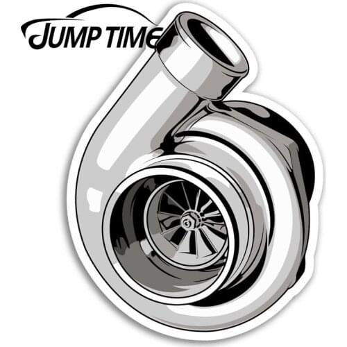 Jump Time for Turbo Vinyl Stickers Turbocharger Car Boys Teen Sticker Laptop Truck Window Bumper Decal Waterproof Accessories
