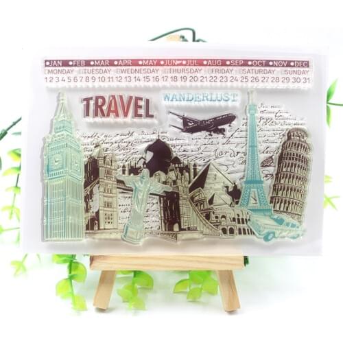 YPP CRAFT Travel Transparent Clear Silicone Stamps for DIY Scrapbooking/Card Making/Kids Fun Decoration Supplies M59