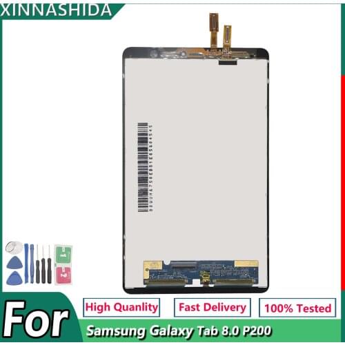 For Samsung Galaxy Tab A 8.0 2019 SM-P200 SM-P205 P205 P200 LCD Display Touch Screen Digitizer Glass Panel Assembly