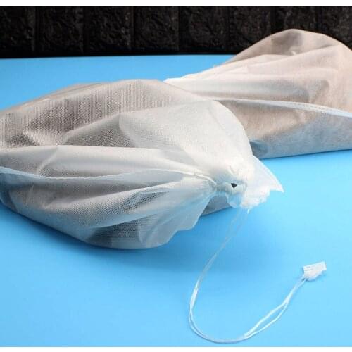1PCS New Portable Non-woven Drawstring Bag Transparent Travel Organizer Shoes Storage Bag Clothes Packing Travel Accessories