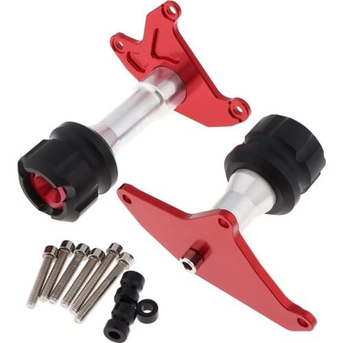 2 PCS Frame Sliders Engine Crash Protector Fall Protection For Red