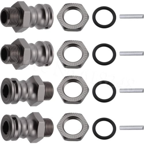 5Set/Lot Aluminum 17mm Hex 23mm Wheel Extension Adapter Drive Hub For 1/8 Scale RC Off Road Truck Truggy Buggy Upgrade Parts
