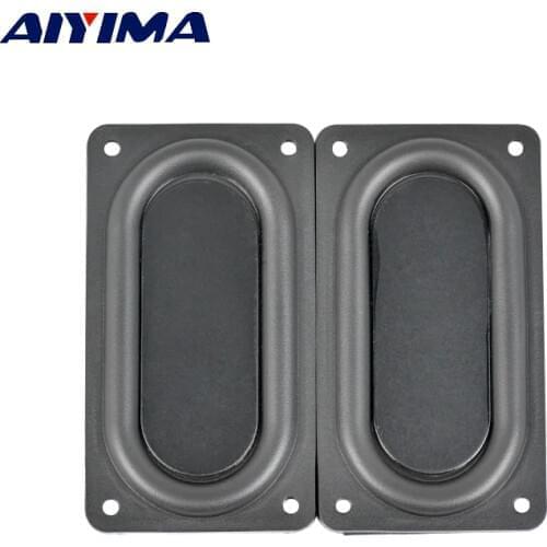 AIYIMA 2Pcs 5090 Bass Film Vibration Board 9050 Stainless Steel Plate Speaker Passive Film Vibrating Diaphragm DIY