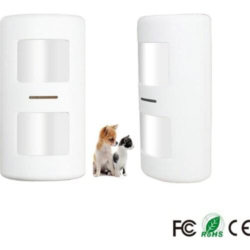 433MHz Wireless Pet-friendly Pet-Immune Animal Friendly Motion IR PIR Sensor 433MHz dual passivepet Detector For Alarm System