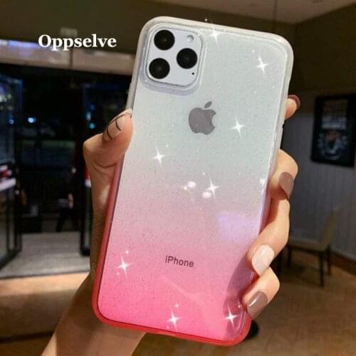 Oppselve Case For iPhone 11 Pro 7 8 Plus XR X XS MAX 6 S SE Ultra Thin Case For 6 6S Clear TPU Phone Case For iPhone 11Pro Cover