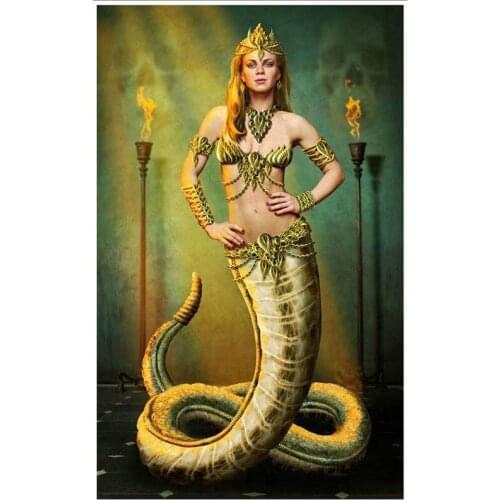 DIY 5D Square Diamond Painting Cross Stitch Kit Zombie Beauty Diamonds Embroidery Crystals home Decor resin drill Mosaic Picture