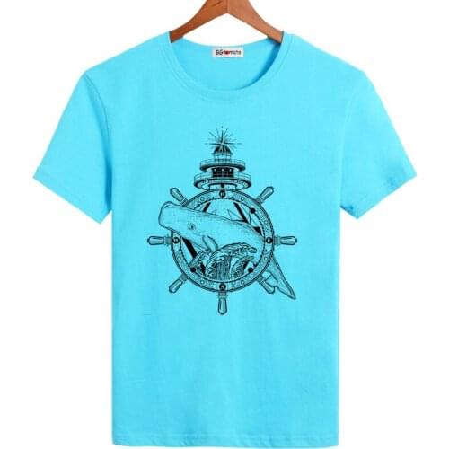 BGtomato Marine protector tshirt hot sale Environmental protection shirt mens summer casual t-shirt brand new design tops
