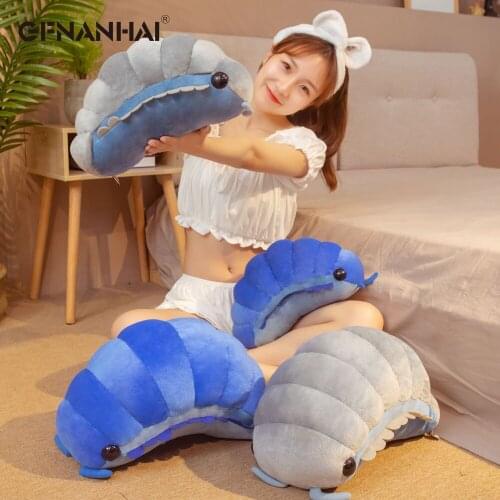 1pc 30/50CM Creative Simulation Insect Plush Toys Soft Cartoon Nap Pillow Cushion Cute Decor Gift Doll for Baby Kids Children
