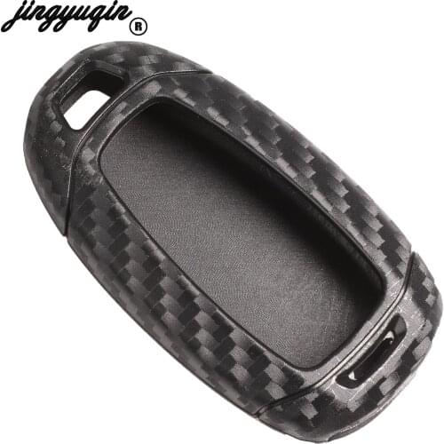 Jingyuqin silicone For Hyundai KONA Encino 2018 car Key Case car Key protection cover Shell keychain accessories key case for