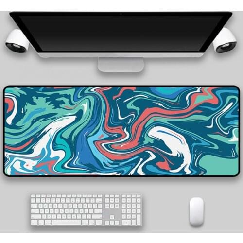 Carpet Surface Convenient Abstract Art Carpet Gaming Mousepad Table Mat Large Mouse Mat Flexible for Gaming