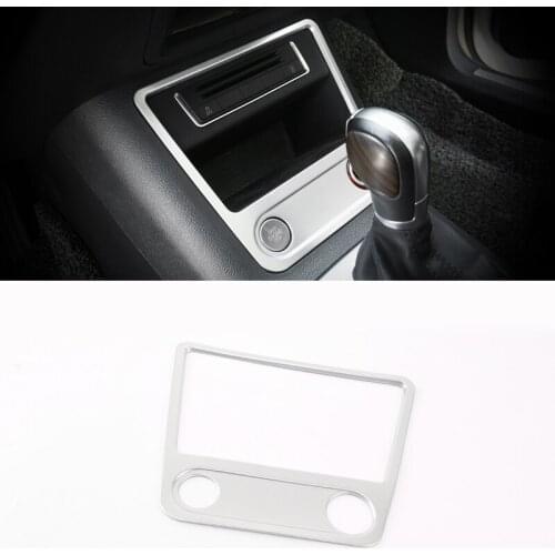 ABS Matte For Tiguan 2009 2010 2011 2012 2013 2014 2015 Car engine start stop button panel cover trim auto accessories styling